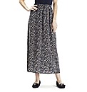 Petite Print Maxi Skirt 32in