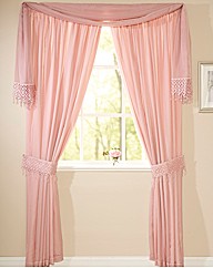 Elena Line Voile Range Roman Blind