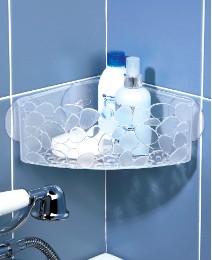 Pebbles Storage Corner Suction Basket