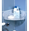 Pebbles Storage Corner Suction Basket