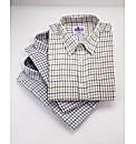 Tattersall Check Shirts Pack of 3