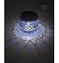 Solar Mosaic Pot