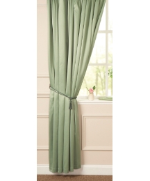 Lined Machine Washable Curtains&Tiebacks