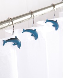 Dolphin Shower Hooks