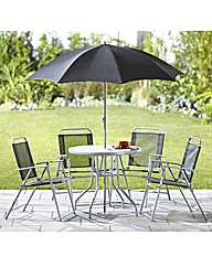 Tropical Six Piece Garden Furniture Set
