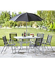 Tropical 8 Piece Garden Furniture Set