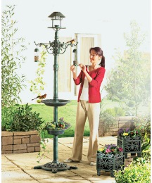 Solar Bird Feeder with 2 Free Planters