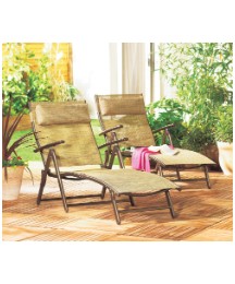 Deluxe Garden Lounger - Buy 1 Get 1 Free