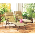Deluxe Garden Lounger - Buy 1 Get 1 Free
