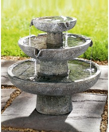 Decorative Solar Rock Cascade