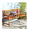 Padstowe Bench with Folding Table