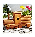Wood Train Planter