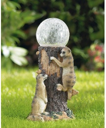 Meerkat Solar Ball Garden Light