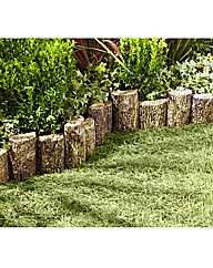 Log-Effect Garden Edging