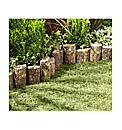 Log-Effect Garden Edging