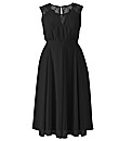 Lace Insert Dress