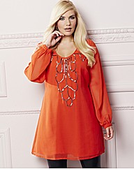 Beaded Tunic Dress
