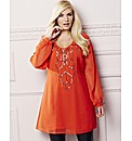 Beaded Tunic Dress