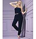 Bandeau Tapered Leg Jumpsuit