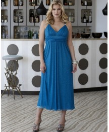 Diamante Trim Sparkle Maxi Dress