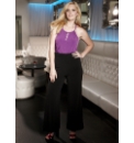 Colour Block Jersey Jumpsuit