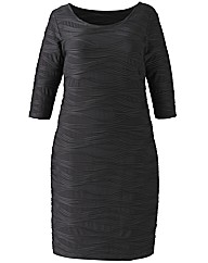 Textured Jersey Tunic Dress