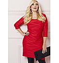 Textured Jersey Tunic Dress