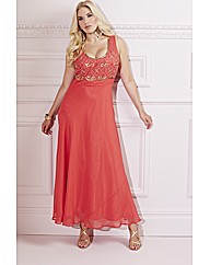 Long Beaded Maxi Dress
