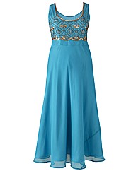Long Beaded Maxi Dress