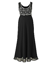 Long Beaded Maxi Dress