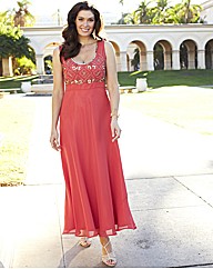 Long Beaded Maxi Dress