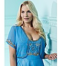 Beaded Short Sleeve Shrug
