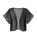Beaded Short Sleeve Shrug