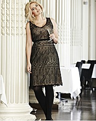 Vintage Lace Flapper Dress