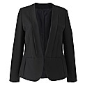 Collarless Lined Blazer