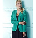 Collarless Lined Blazer