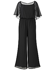 Cape Sleeve Jumpsuit