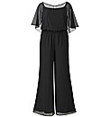 Cape Sleeve Jumpsuit