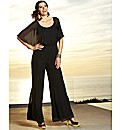 Cape Sleeve Jumpsuit