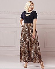 Animal Print Maxi Dress
