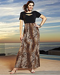 Animal Print Maxi Dress