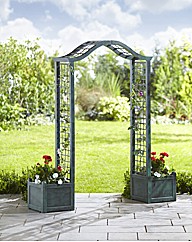 Garden Arch With Planters