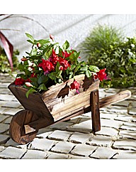 Wood Wheelbarrow Planter