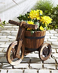 Wood Tricycle Planter