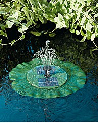 Solar Floating Lily Fountain