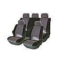 Grey/Black Seat Cover Set