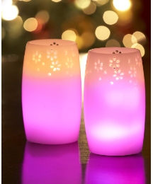 Set of 2 Colour Changing Candle & Remote