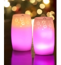 Set of 2 Colour Changing Candle & Remote
