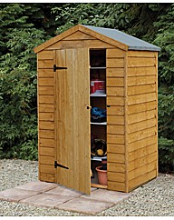 Wooden Overlap Shed 4x3