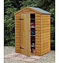 Wooden Overlap Shed 4x3